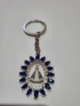 Chaveiro Nsa.Aparecida stress Azul Prata