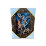 QUADRO COM MOLDURA RESINADO SÃO MIGUEL ARCANJO 20,5X15,5
